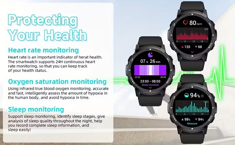 S52 Smartwatch – Wireless Calling, 110+ Sports Modes & Health Tracking