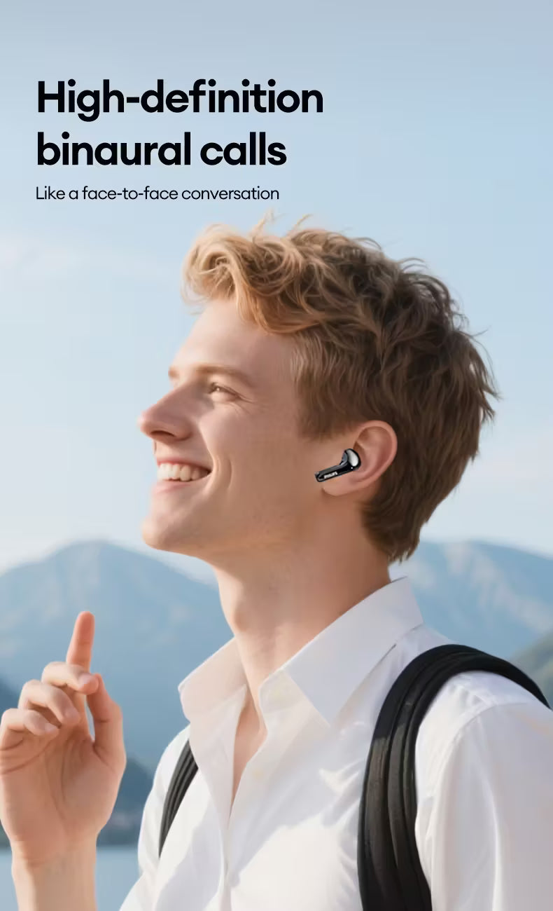 PHILIPS TAT1320 Wireless Earbuds – Low-Latency Audio & 24-Hour Playtime