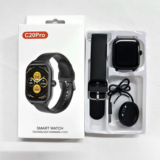 C20 Pro Smartwatch – 2.2" Touch Screen with HryFine App